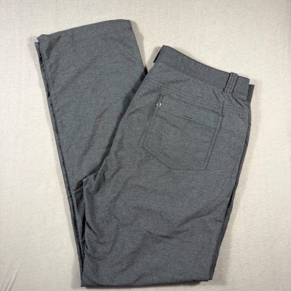 Nike Golf Sport Dri-FIT Pants Mens 36x34 Gray Heathered Stretch Performance Pant